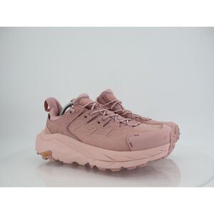 Hoka One One Kaha 2 Low GTX Hiking Shoes Unisex Pink Blush Size Women 13 Leather